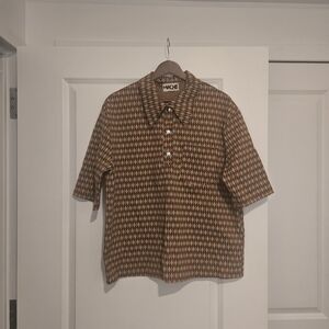 HACHE Argyle Vintage Inspired Top - Made In Italy
